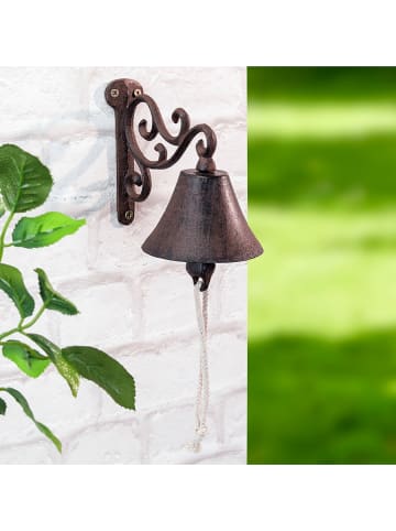Garden Hero Türglocke in Antikbraun - (B)16,5 x (H)14 x (T)10 cm