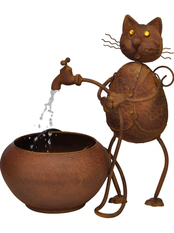 Profigarden Zierbrunnen in Antikbraun - (B)39 x (H)44,5 x (T)25,5 cm