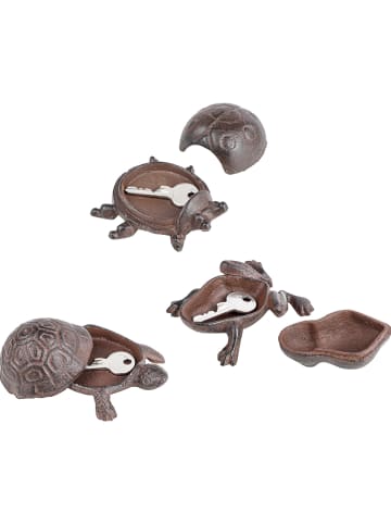 Profigarden Dekoracyjne figurki (3 szt.) w kolorze brązowym - 10 x 5 x 8 cm