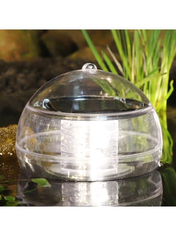 Garden Hero Ledsolarvijverlamp transparant - Ø 11 cm