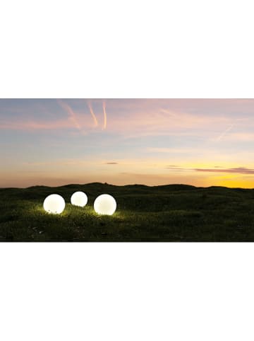 Garden Hero LED-Solar-Gartenstecker in Weiß - (H)67,5 cm