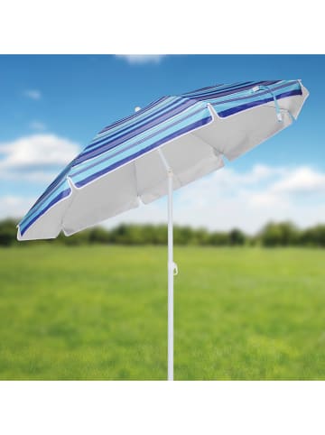 Nature Fellow Sonnenschirm in Blau - (H)190 x Ø 180 cm