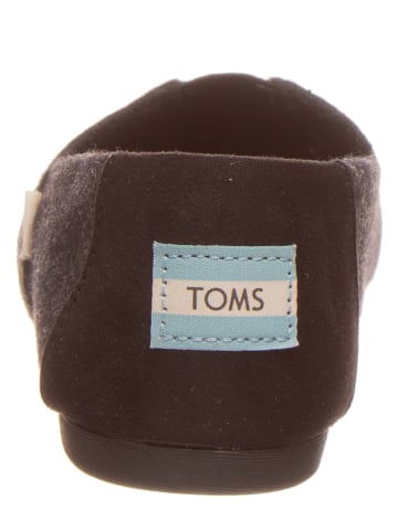 TOMS Instappers "Classic" zwart
