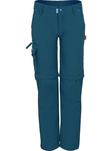 Trollkids Zipp-Off-Trekkinghose "Oppland" - Slim fit - in Blau