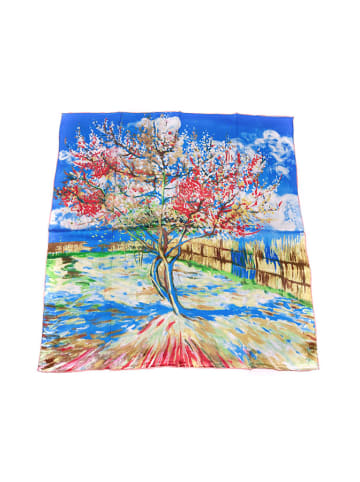 Made in Silk Zijden sjaal meerkleurig - (L)90 x (B)90 cm