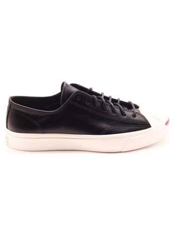 Converse Leder-Sneakers "Jack Purcell Gold" in Schwarz
