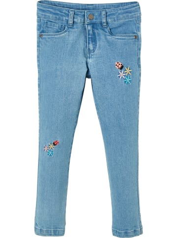 vertbaudet Dżinsy - Slim fit - w kolorze błękitnym