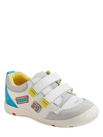 vertbaudet Leder-Sneakers in Weiß