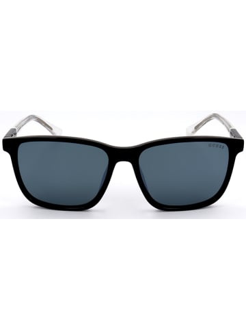 Guess Herren-Sonnenbrille in Schwarz-Transparent/ Blau
