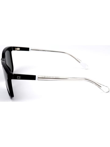 Guess Herenzonnebril zwart-transparant/blauw