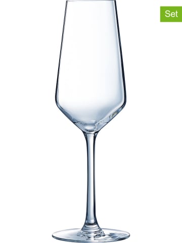 Luminarc 6-delige set: champagneglazen "Vinetis" - 230 ml