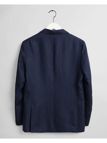 Gant Linnen colbert donkerblauw