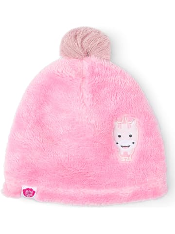 Affenzahn Plüschmütze "Einhorn" in Rosa