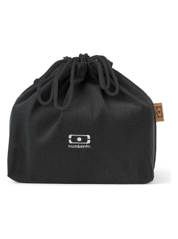 Monbento Lunchtas "Pochette M" zwart - (B)18 x (H)19 cm
