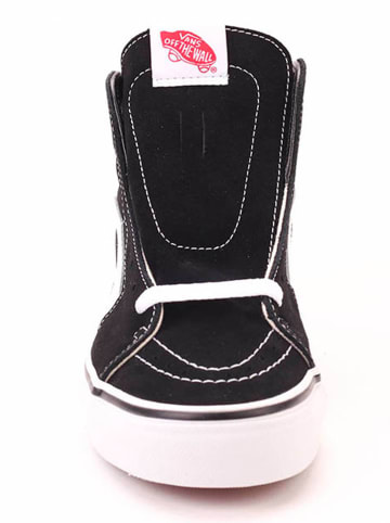 Vans Leder-Sneakers "US SK8-Hi" in Schwarz