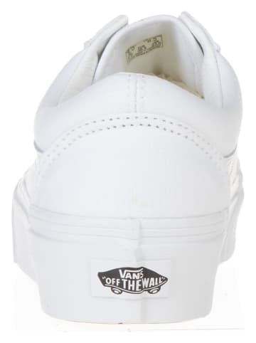 Vans Leder-Sneakers in Weiß