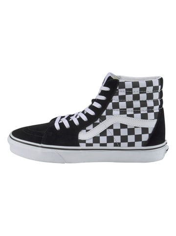 Vans Leder-Sneakers "SK8-Hi" in Schwarz/ Weiß