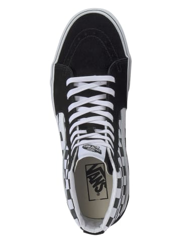 Vans Leren sneakers "SK8-Hi" zwart/wit