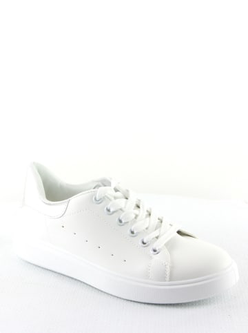 Sixth Sens Sneakers in Weiß/ Silber