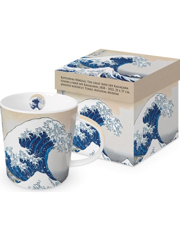 ppd Mok "The Great Wave" blauw - 350 ml
