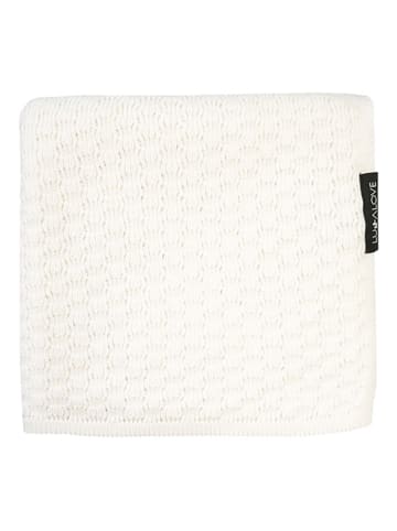 Lullalove Deken wit - (L)90 x (B)90 cm
