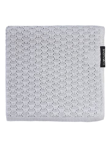 Lullalove Deken lichtgrijs - (L)90 x (B)90 cm