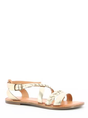 Kickers Leder-Sandalen "Diappo" in Gold