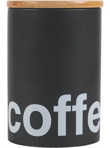 Villa d´Este Pojemnik "Coffee" w kolorze czarnym - wys. 15 cm