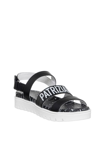 Patrizia Pepe Leren sandalen zwart/wit