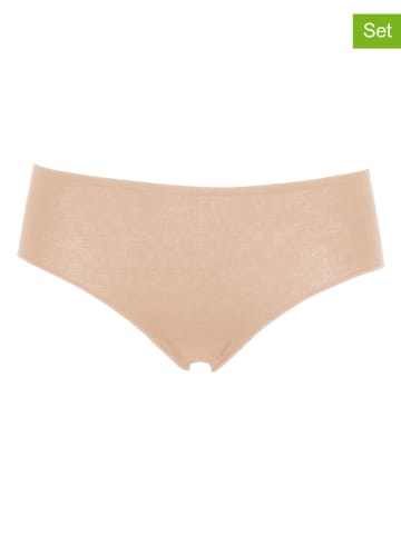COTONELLA 2er-Set: Pantys in Beige