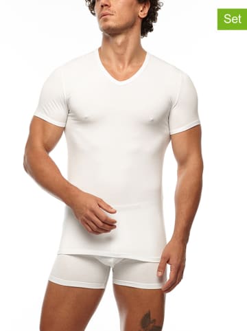 COTONELLA Koszulki (2 szt.) w kolorze białym