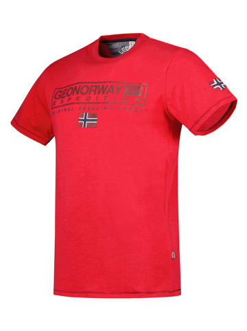 Geographical Norway Shirt in Rot