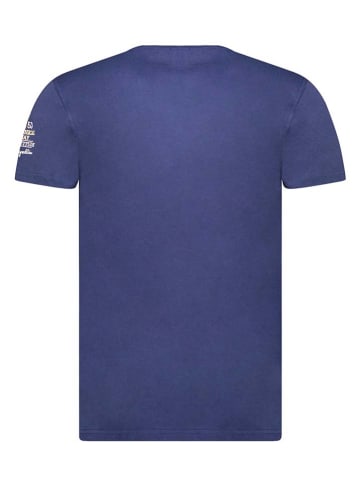 Geographical Norway Shirt "Jidney" in Dunkelblau/ Bunt