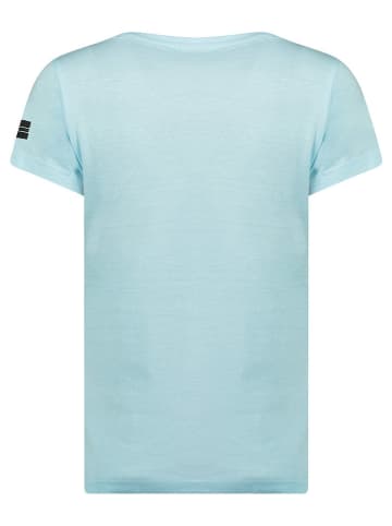 Geographical Norway Koszulka "Jeduction" w kolorze błękitnym