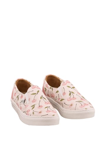 Noosy Slippersy w kolorze jasnoróżowym ze wzorem