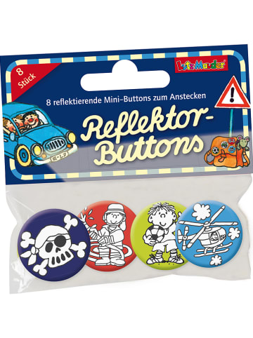 Lutz Mauder Mini-Reflektor-Buttons "Bagger" - 4 Stück - ab 3 Jahren