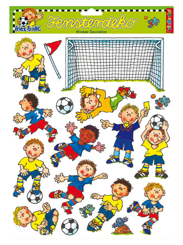 Lutz Mauder Fensterdeko "Fußball" in Bunt