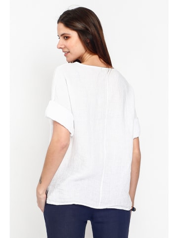 Le Jardin du Lin Leinen-Shirt in Weiß