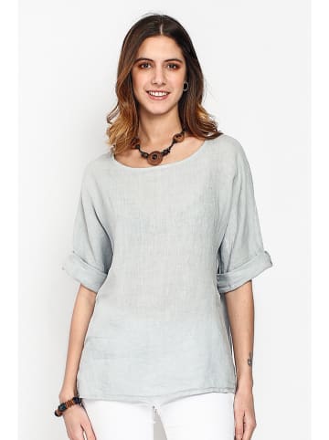 Le Jardin du Lin Leinen-Shirt in Grau