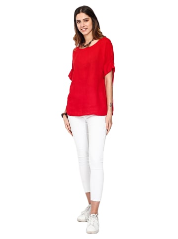 Le Jardin du Lin Leinen-Shirt in Rot
