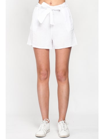 Le Jardin du Lin Linnen short wit