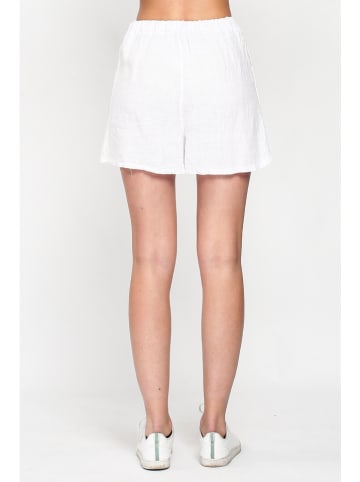 Le Jardin du Lin Linnen short wit