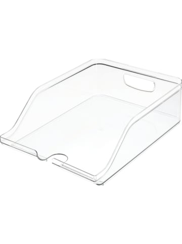 Idesign Koelkastorganizer "Crisp" transparant - (B)35,5 x (H)10 x (D)26 cm