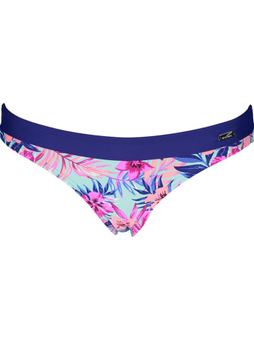 Venice Beach Bikini-Hose in Türkis/ Pink