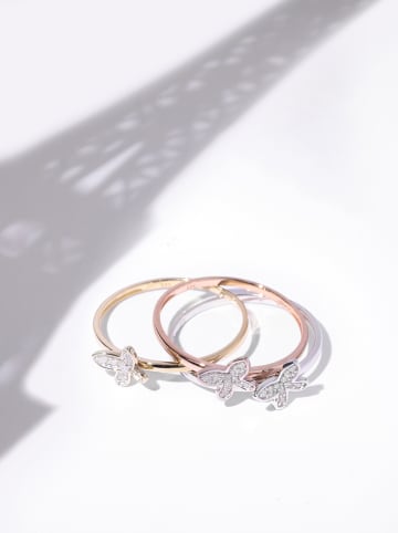 DIAMOND & CO Weißgold-/ Roségold-/ Gold-Ring "Valpaiso" mit Diamanten