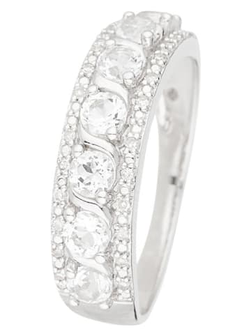 CARATELLI Weißgold-Ring "Sitra" mit Diamanten