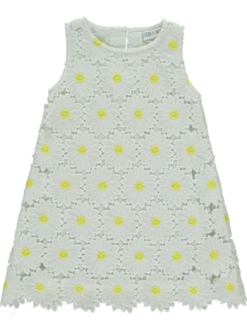 Bimbalina Jurk wit/geel