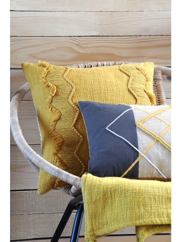 STOF France Kussen "Alabama" geel - (L)40 x (B)40 cm