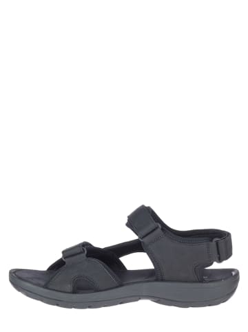 Merrell Leder-Trekkingsandalen "Sandspur 2" in Schwarz