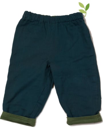 Little Green Radicals Omkeerbare broek donkerblauw/kaki
